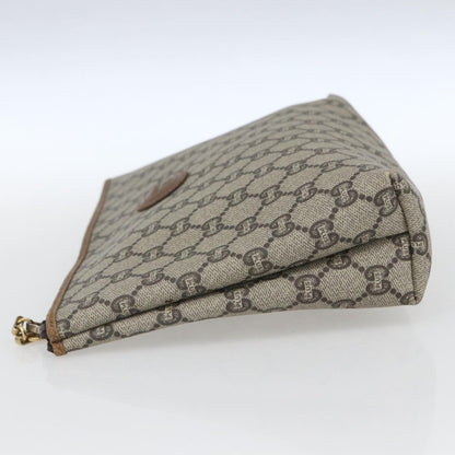 Gucci GG Plus Supreme Pouch Canvas, BEIGE, PVC, Clutche & pouche