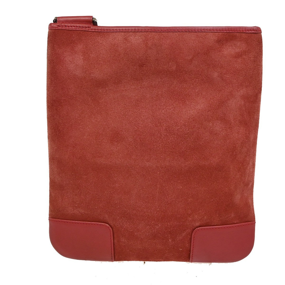 Loewe Anagram Shoulder Bag Suede, RED, SUEDE, Shoulder bag