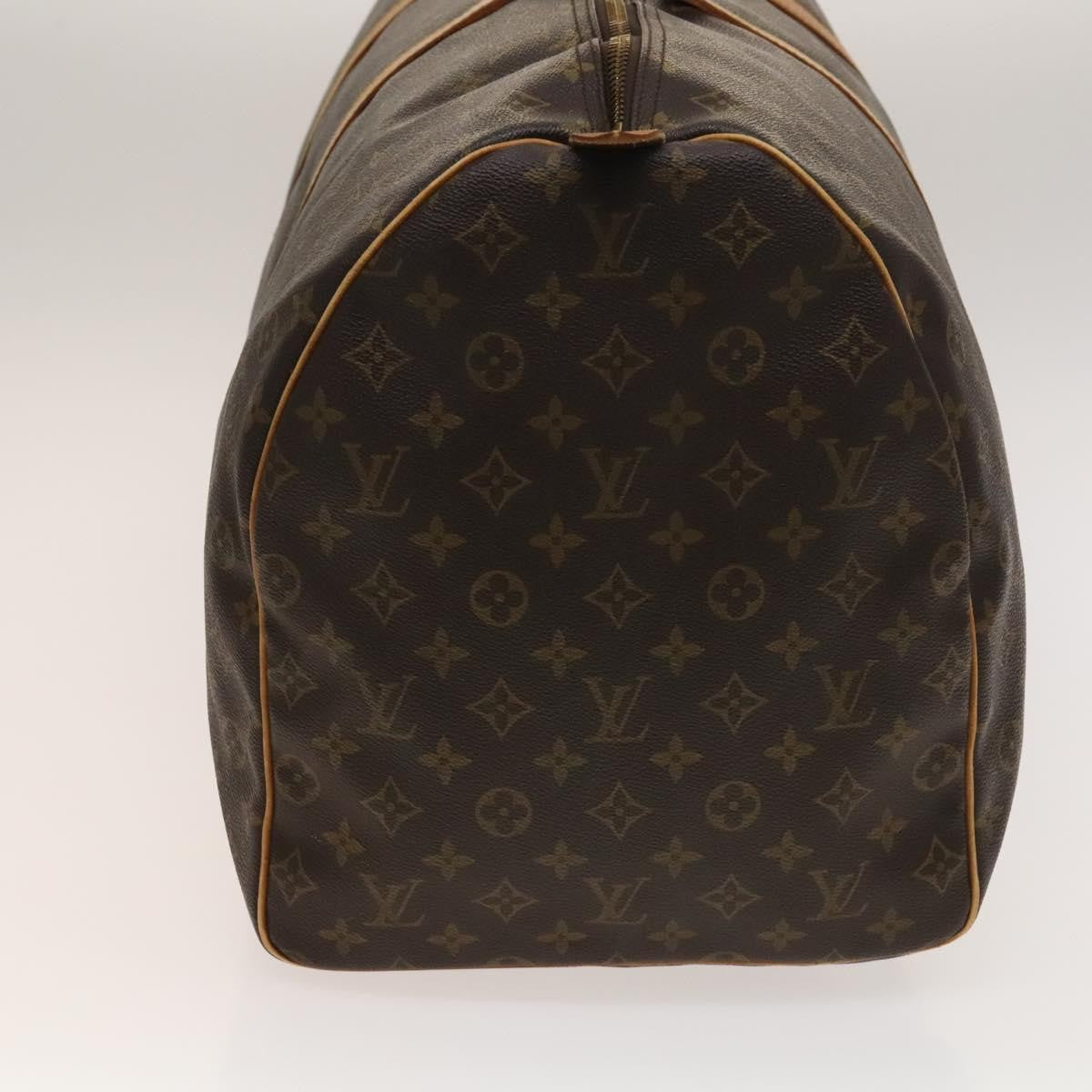 Louis Vuitton Keepall Bag Monogram Canvas, BROWN, CANVAS, Travel bag