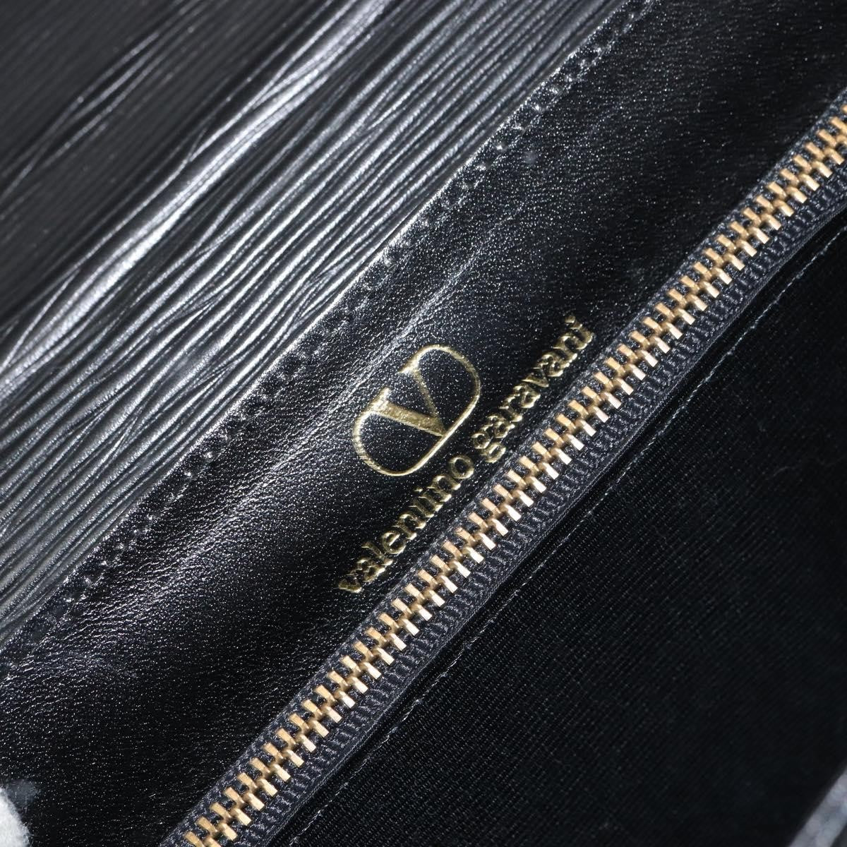 Valentino Garavani Vintage Handbag Leather, BLACK, LEATHER, Handbag