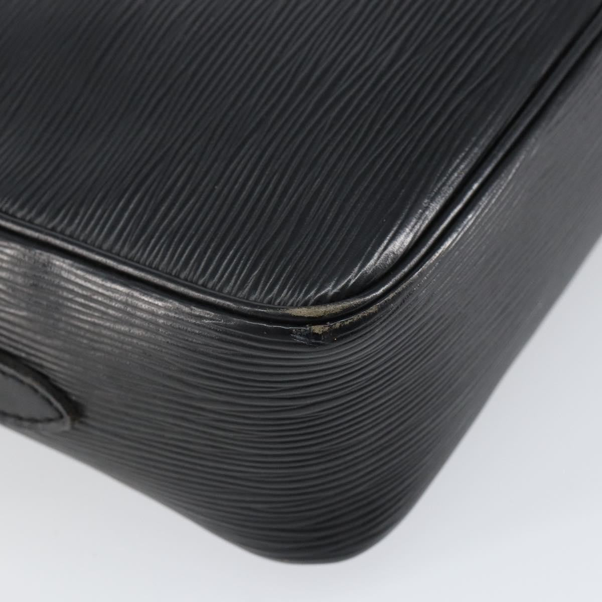 Louis Vuitton Trocadero Handbag Epi Leather, BLACK, LEATHER, Shoulder bag