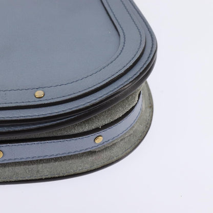 Chloe Nile Crossbody Bag Leather, BLUE, LEATHER, Crossbody bag