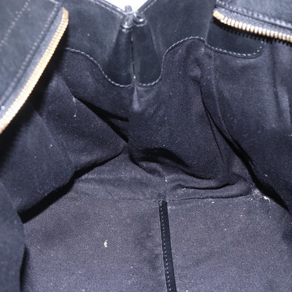 Chloe Alice Satchel Leather, BLACK, LEATHER, Handbag