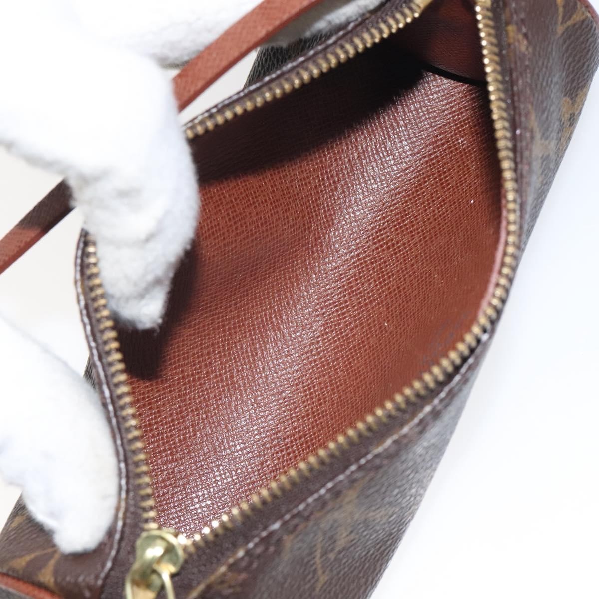 Louis Vuitton Papillon Pochette Monogram Canvas, BROWN, CANVAS, Handbag