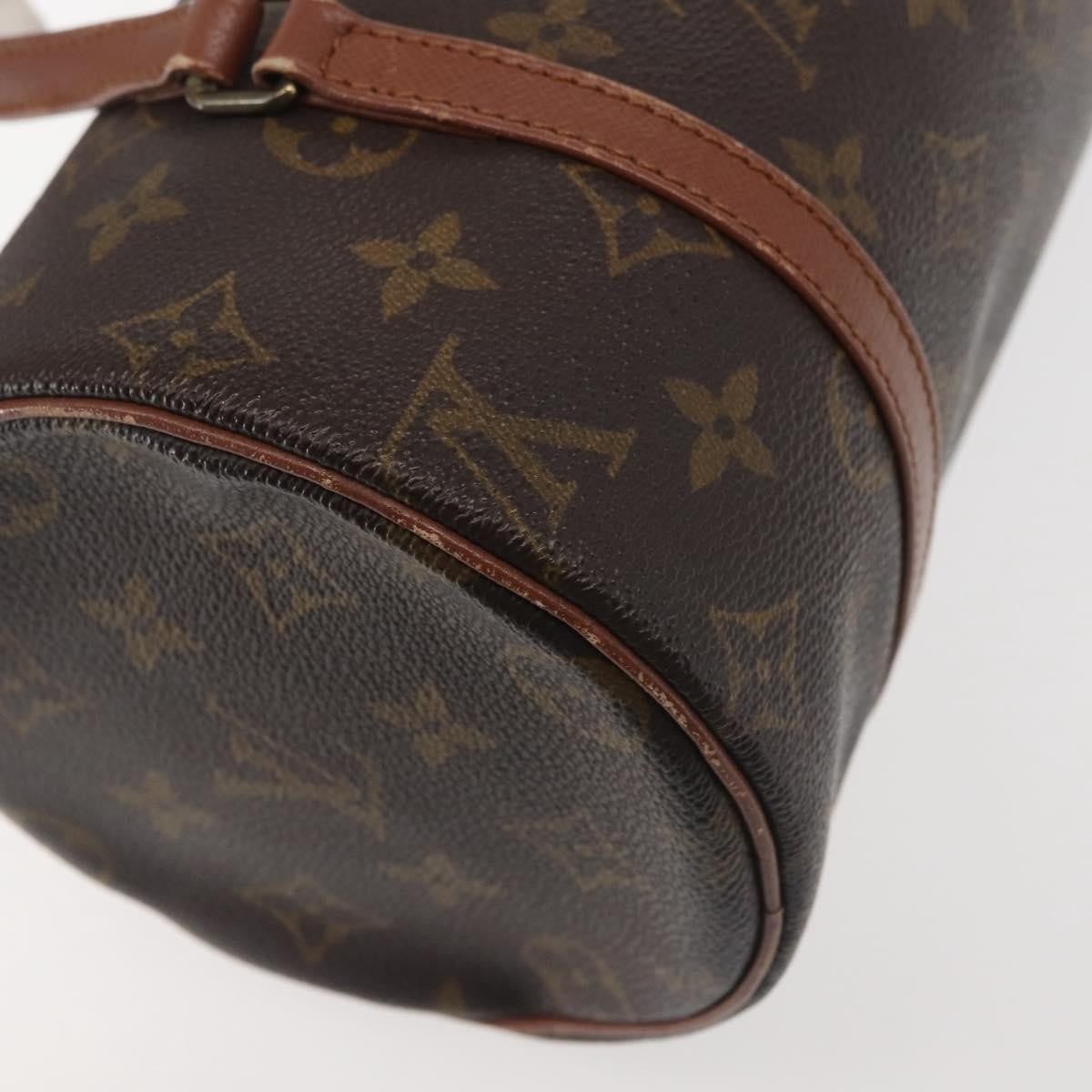 Louis Vuitton Papillon Handbag Monogram Canvas, BROWN, CANVAS, Handbag