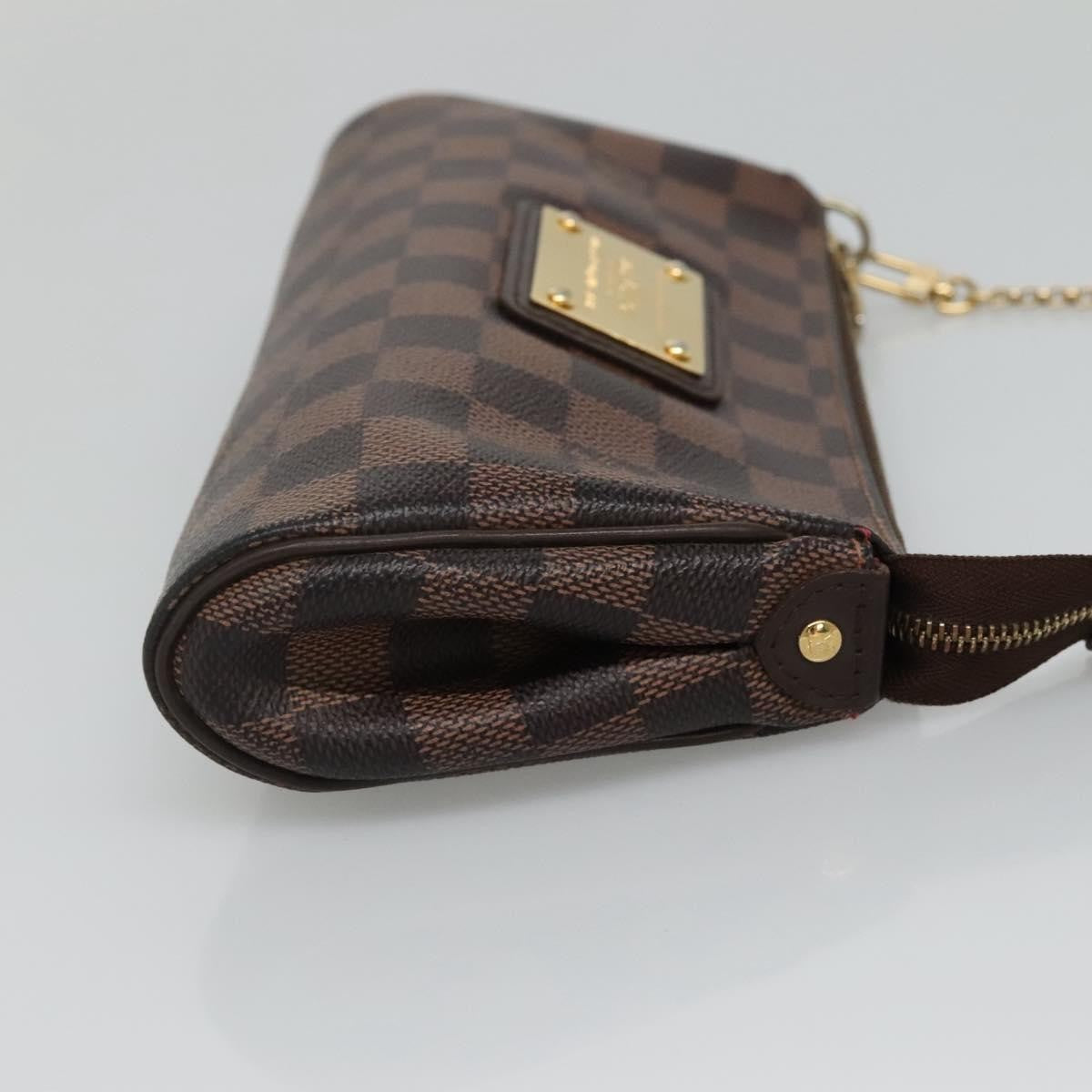 Louis Vuitton Eva Handbag Damier, BROWN, CANVAS, Shoulder bag