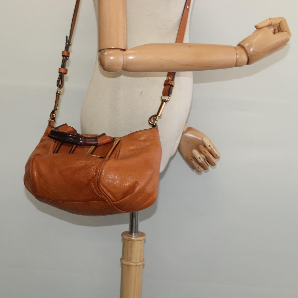 Chloe Ethel Handbag Leather, BROWN, LEATHER, Handbag