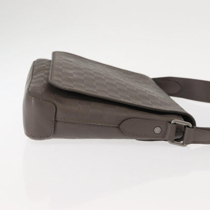 Louis Vuitton District Messenger Bag Damier Infini Leather, GRAY, LEATHER, Shoulder bag