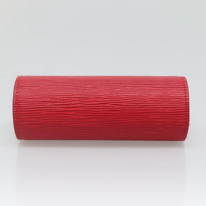 Louis Vuitton Soufflot Pochette Epi Leather, RED, LEATHER, Clutche & pouche