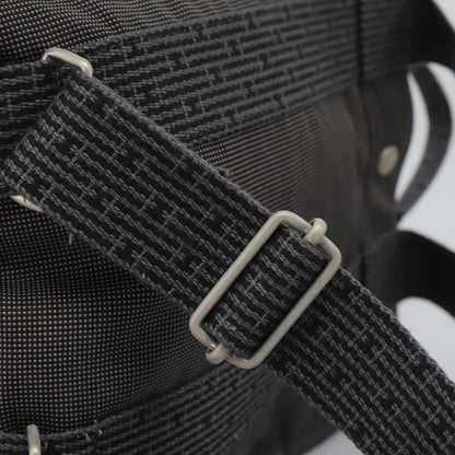 Hermes Herline Backpack Canvas, GRAY, CANVAS, Backpack