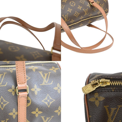 Louis Vuitton Papillon Handbag Monogram Canvas, BROWN, CANVAS, Handbag