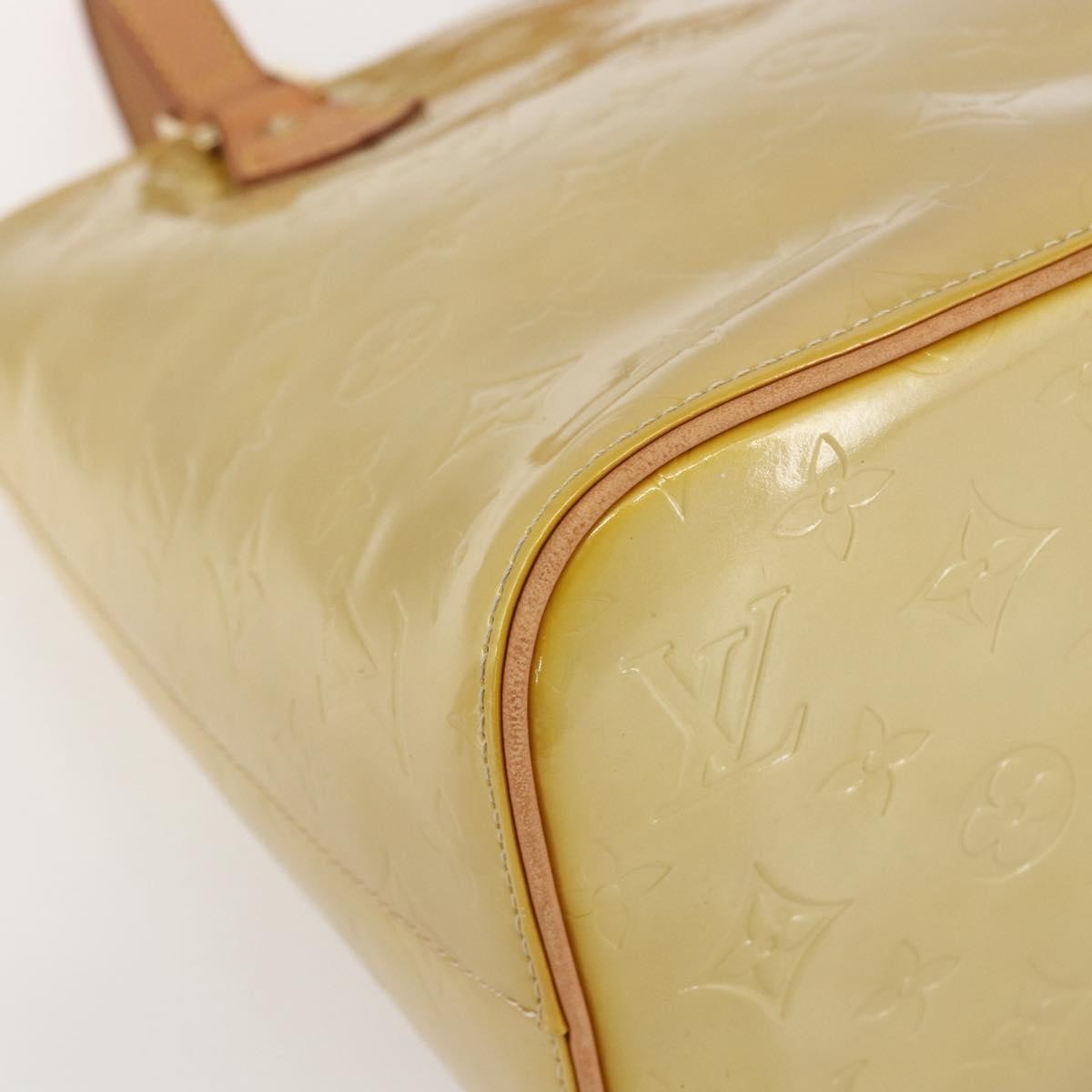 Louis Vuitton Houston Handbag Monogram Vernis, BEIGE, PATENT_LEATHER, Handbag