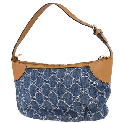 Gucci Vintage Handbag Denim, BLUE, DENIM_JEANS, Handbag