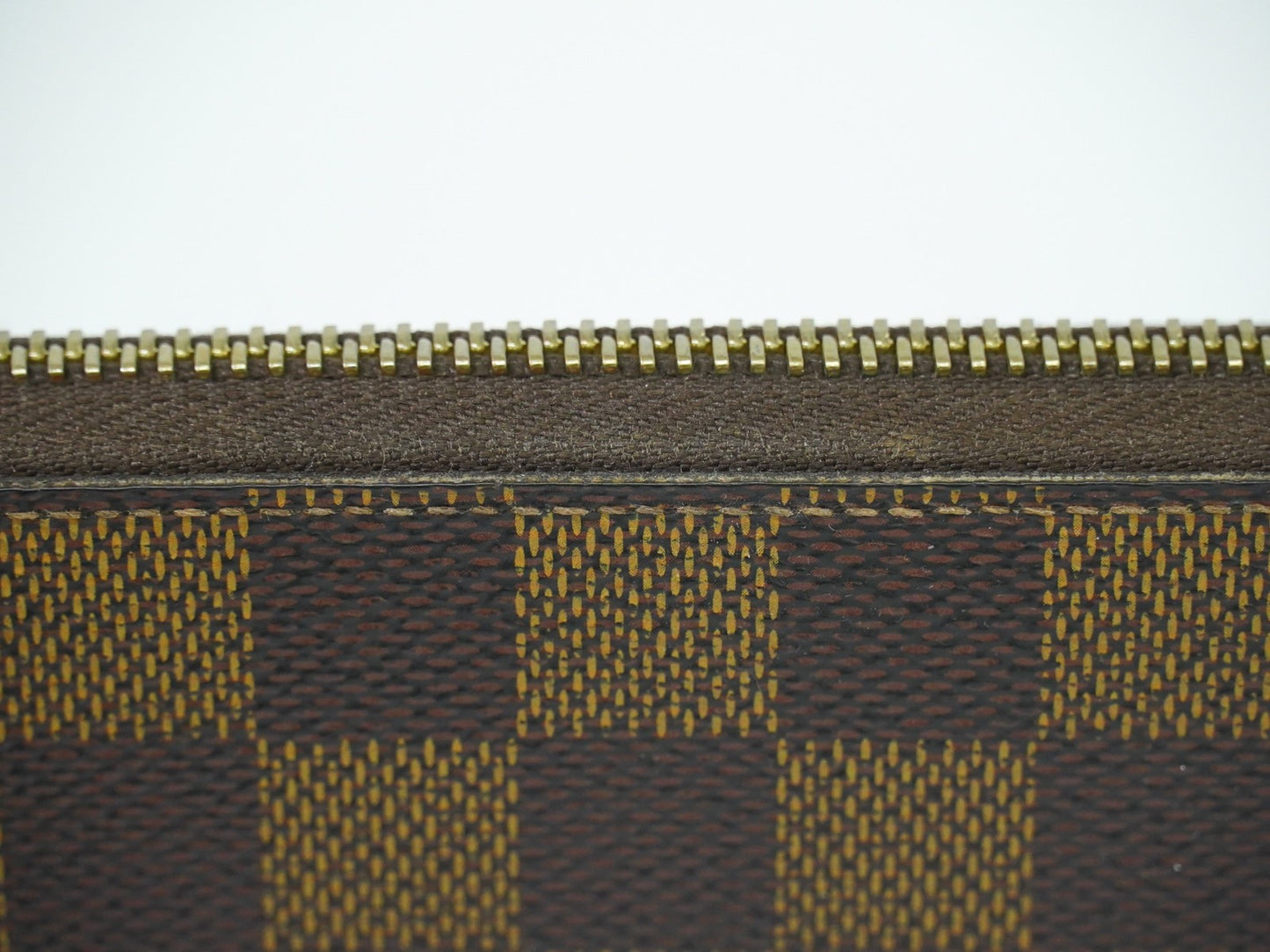 Louis Vuitton Clemence Wallet Damier, BROWN, CANVAS, Wallets