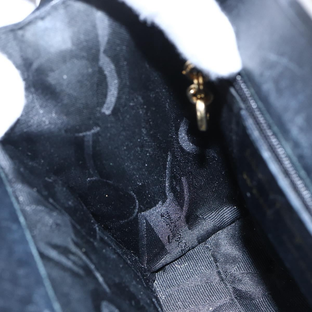 Salvatore Ferragamo Vintage Shoulder Bag Leather, BLACK, LEATHER, Shoulder bag