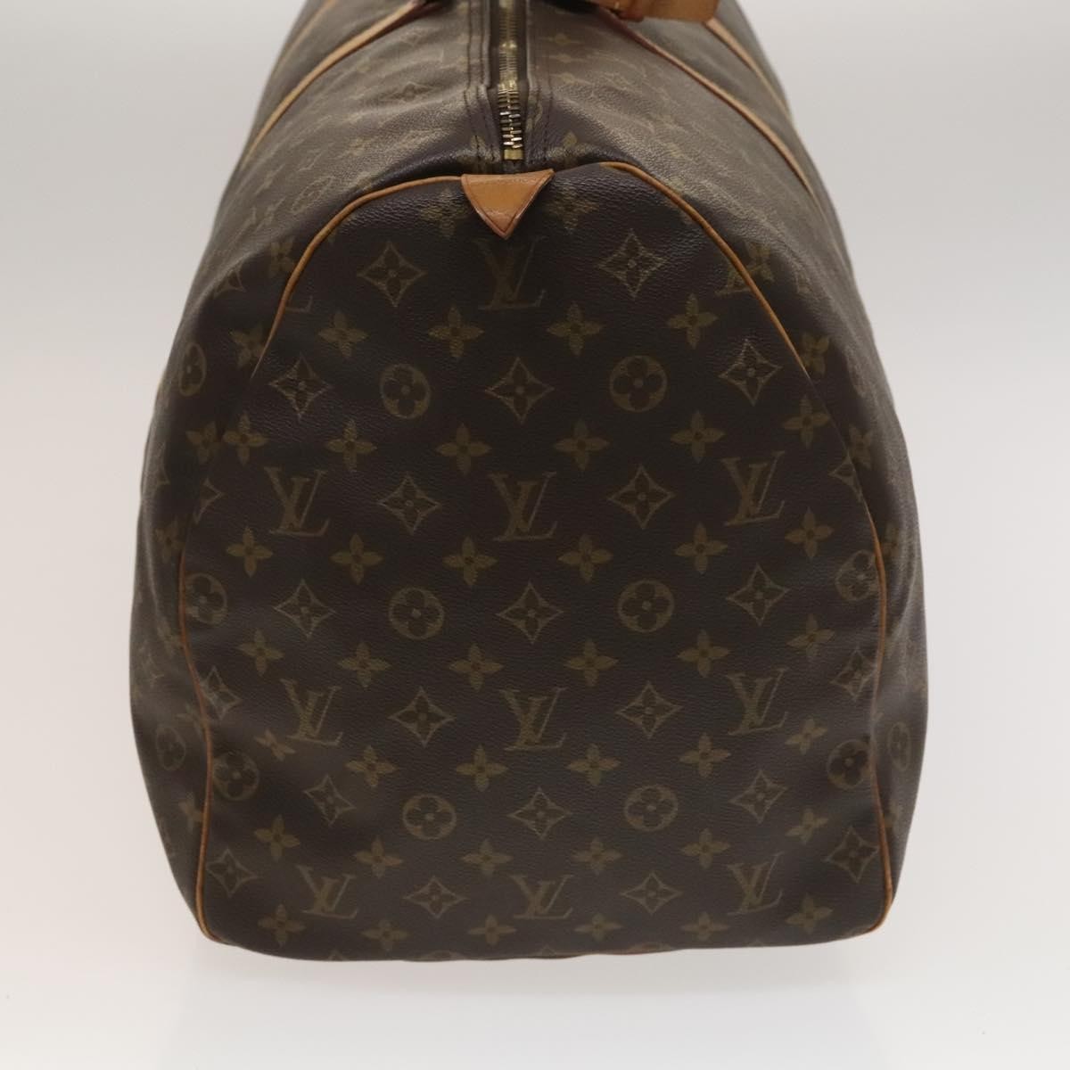 Louis Vuitton Keepall Bag Monogram Canvas, BROWN, CANVAS, Travel bag