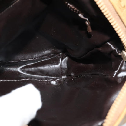 Celine Vintage Macadam Shoulder Bag Canvas, BEIGE, CANVAS, Shoulder bag