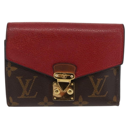 Louis Vuitton Pallas Wallet NM Monogram Canvas and Calfskin, BROWN, CANVAS, Wallets