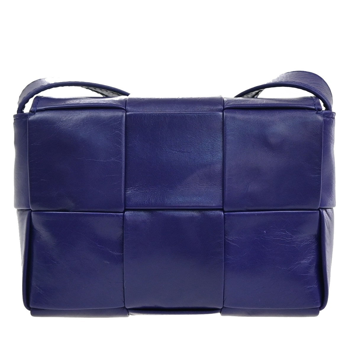 Bottega Veneta Cassette Crossbody Bag Maxi Intrecciato Fringe Leather, PURPLE, LEATHER, Crossbody bag