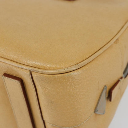Prada Bauletto Bag Leather, BEIGE, LEATHER, Shoulder bag