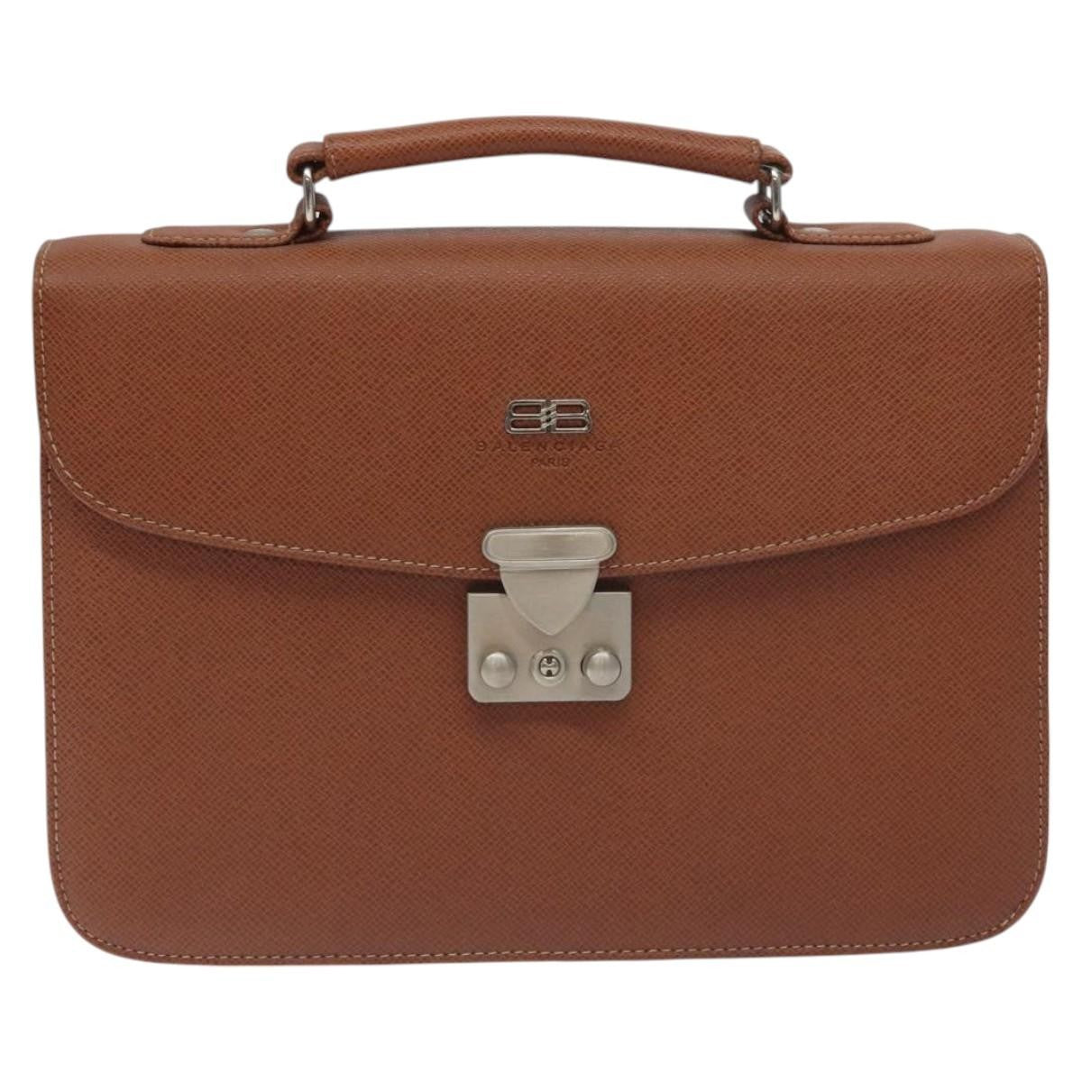 Balenciaga Vintage handbag Leather, BROWN, LEATHER, Handbag