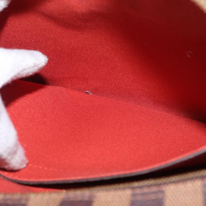 Louis Vuitton Naviglio Handbag Damier, BROWN, CANVAS, Shoulder bag