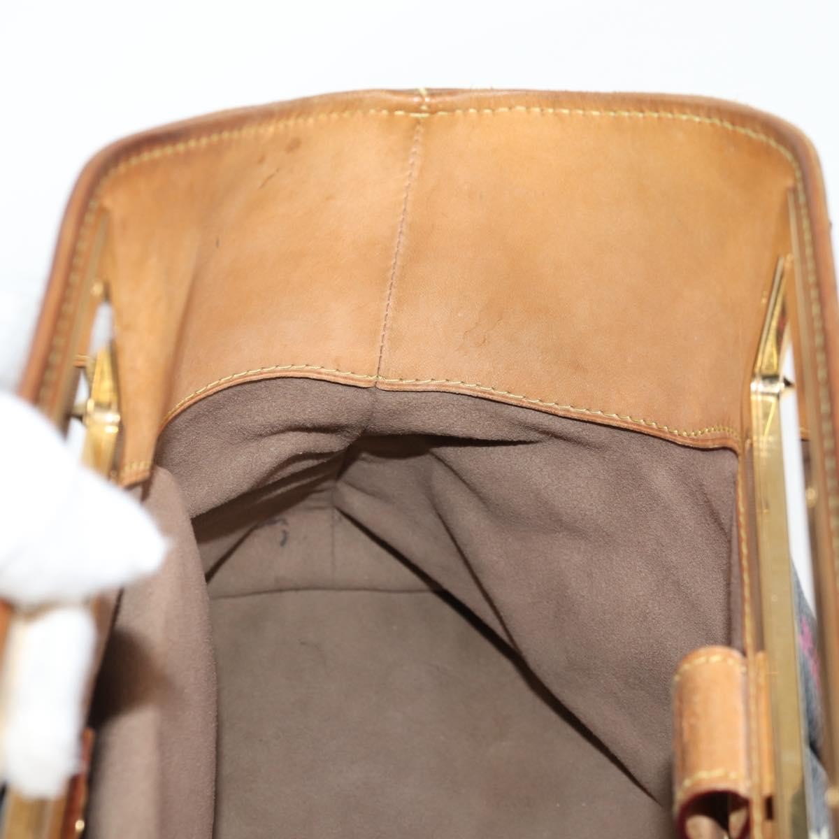 Louis Vuitton Judy Handbag Monogram Multicolor, BLACK, CANVAS, Handbag