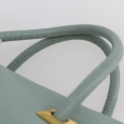 Celine Vintage Doctor Bag Leather, GREEN, LEATHER, Handbag