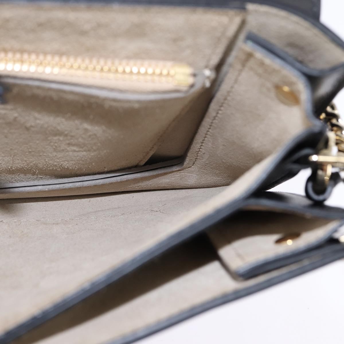 Chloe Faye Top Handle Bag Leather and Suede, BLACK, SUEDE, Handbag