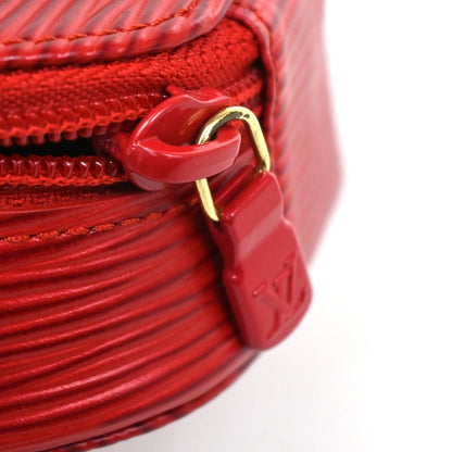 Louis Vuitton Ecrin Bijoux Jewelry Case Epi Leather, RED, LEATHER, Clutche & pouche