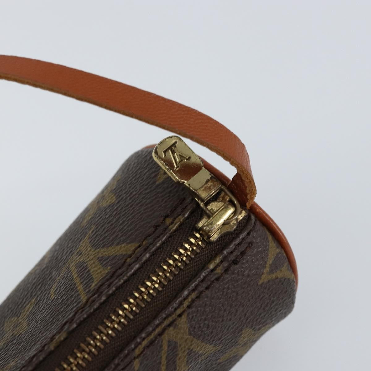 Louis Vuitton Papillon Pochette Monogram Canvas, BROWN, CANVAS, Clutche & pouche