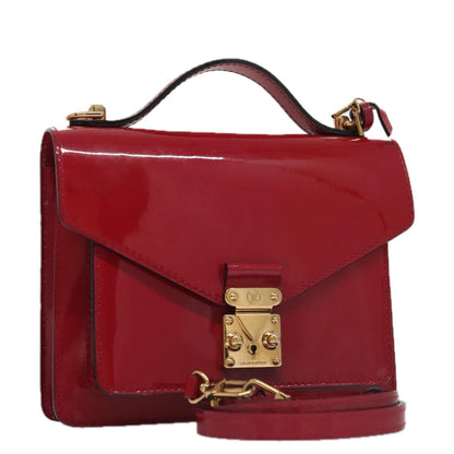 Louis Vuitton Monceau Handbag Vernis, PINK, PATENT_LEATHER, Handbag