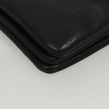 Celine Trio Crossbody Bag Leather, BLACK, LEATHER, Crossbody bag