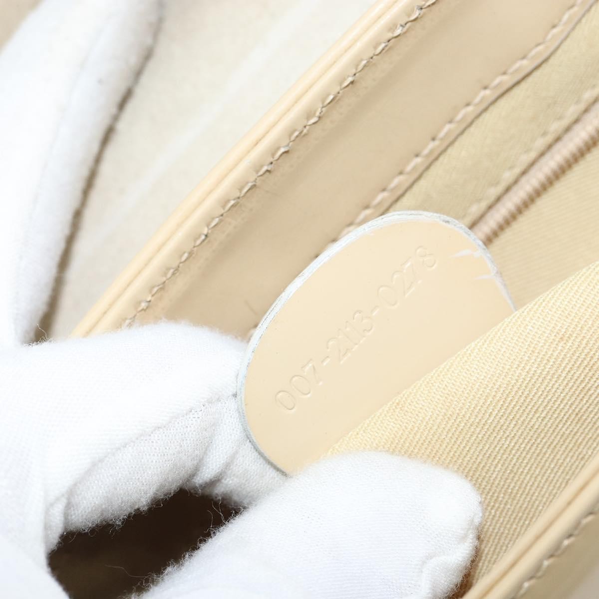 Gucci Vintage Shoulder Bag Patent leather, BEIGE, PATENT_LEATHER, Shoulder bag