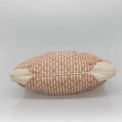 Louis Vuitton Marina Handbag Mini Lin Croisette, PINK, CANVAS, Handbag