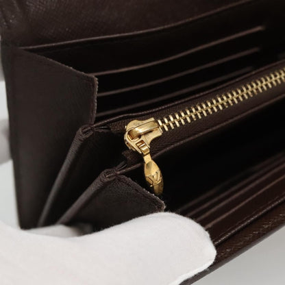 Louis Vuitton Sistina Wallet Damier, BROWN, CANVAS, Wallets