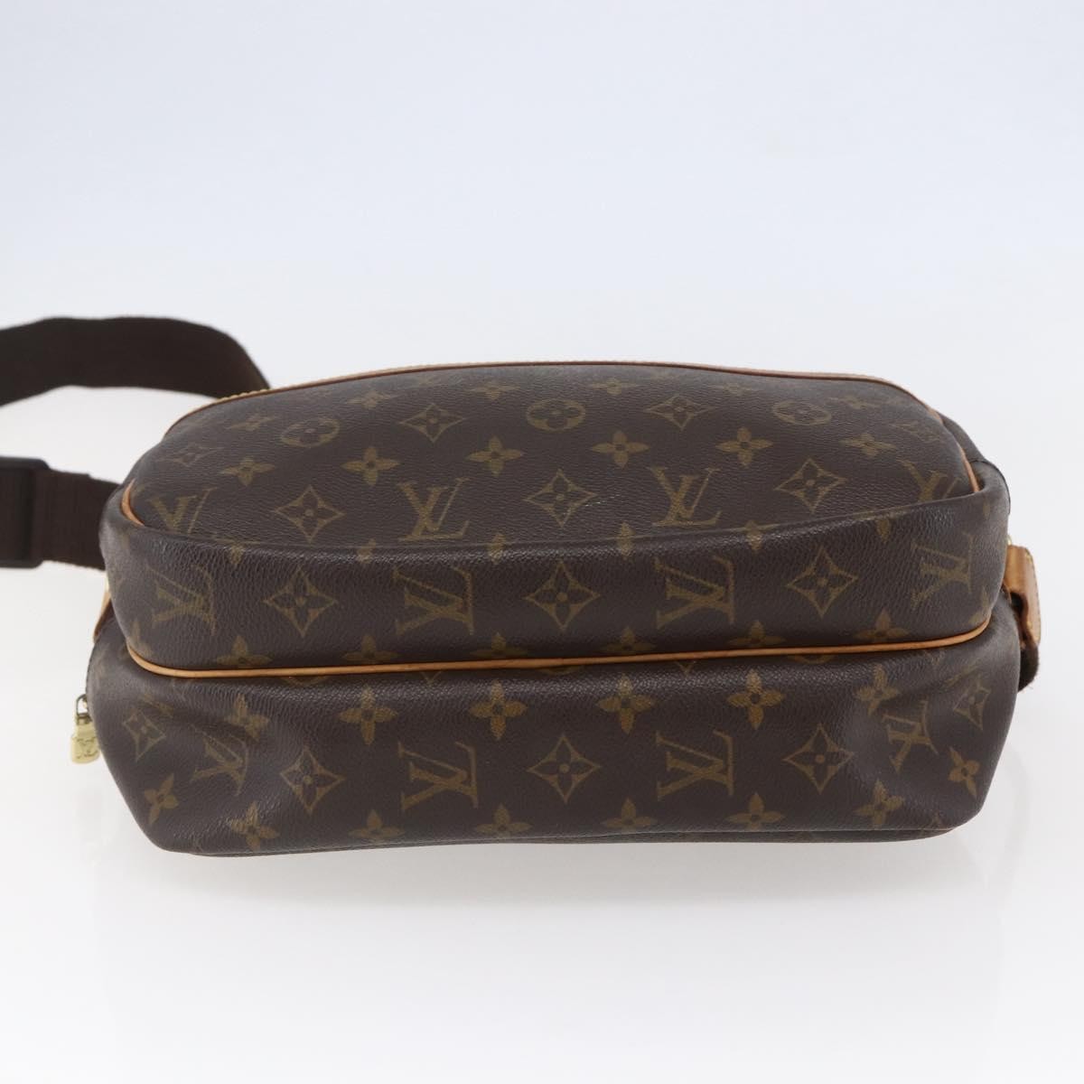 Louis Vuitton Reporter Bag Monogram Canvas, BROWN, CANVAS, Crossbody bag