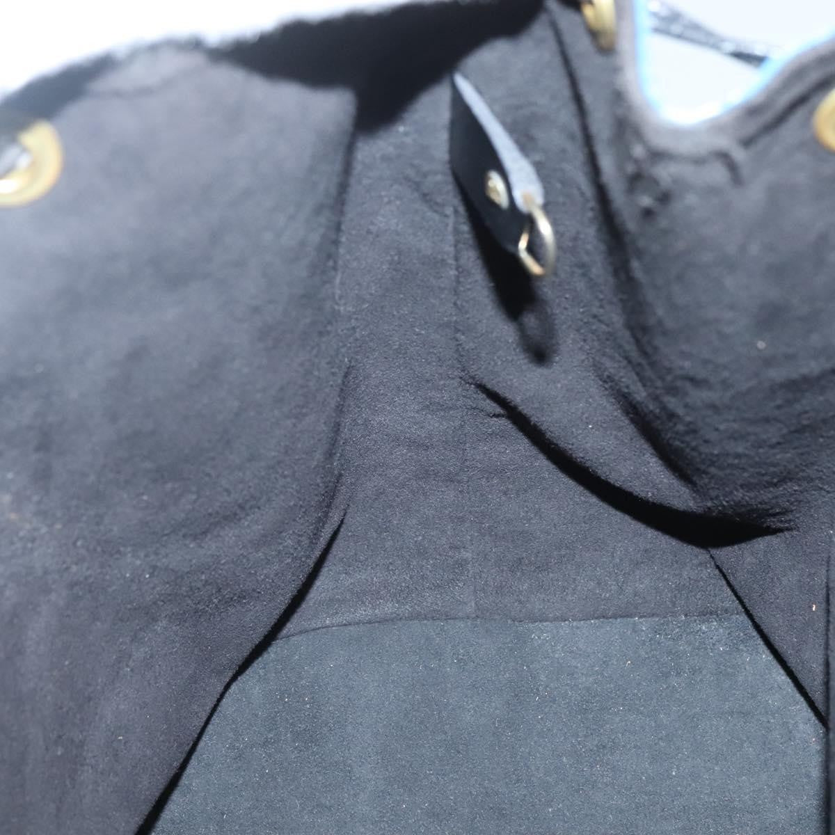 Louis Vuitton Petit Noe Handbag Epi Leather, BLUE, LEATHER, Handbag