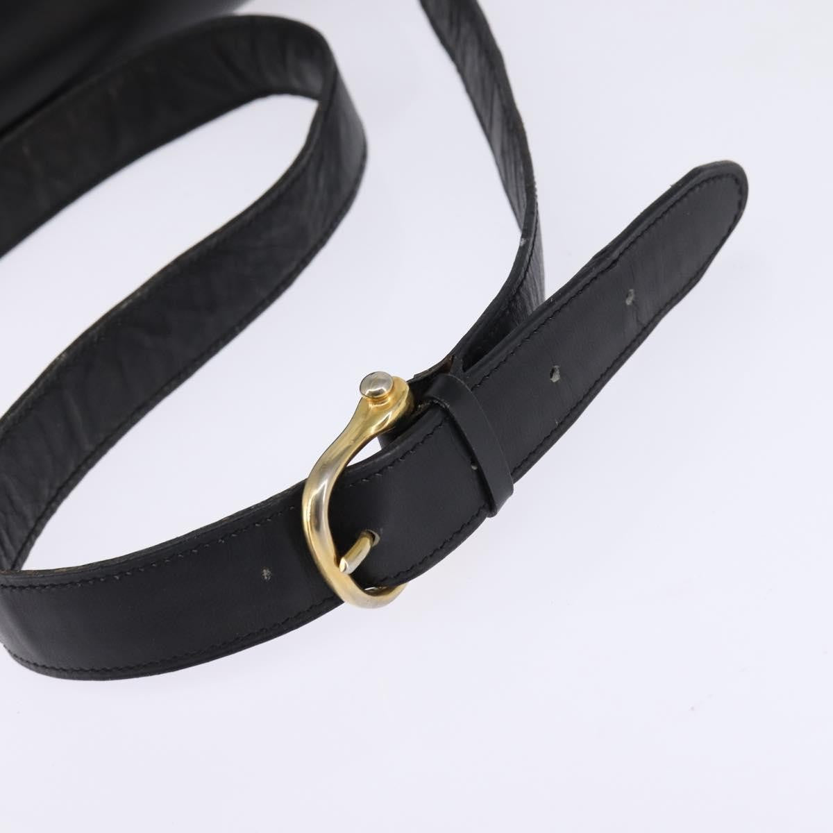 Celine Horse Carriage Shoulder bag Leather, BLACK, LEATHER, Shoulder bag