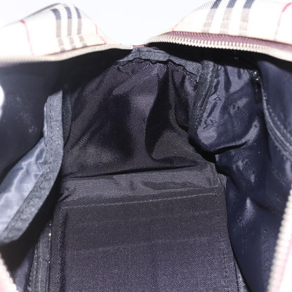 Burberry Nova Check Bowling Bag Canvas, BEIGE, CANVAS, Travel bag