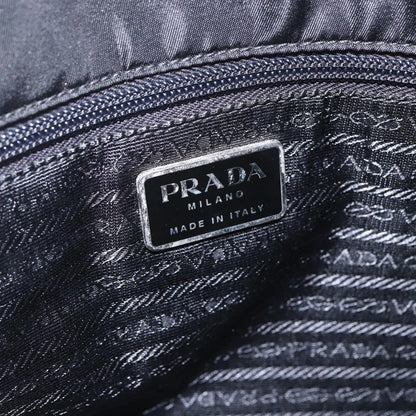 Prada Vintage Shoulder Bag Tessuto, BLACK, NYLON, Shoulder bag