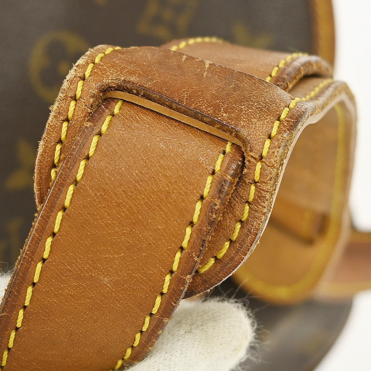 Louis Vuitton Saumur Handbag Monogram Canvas, BROWN, CANVAS, Shoulder bag