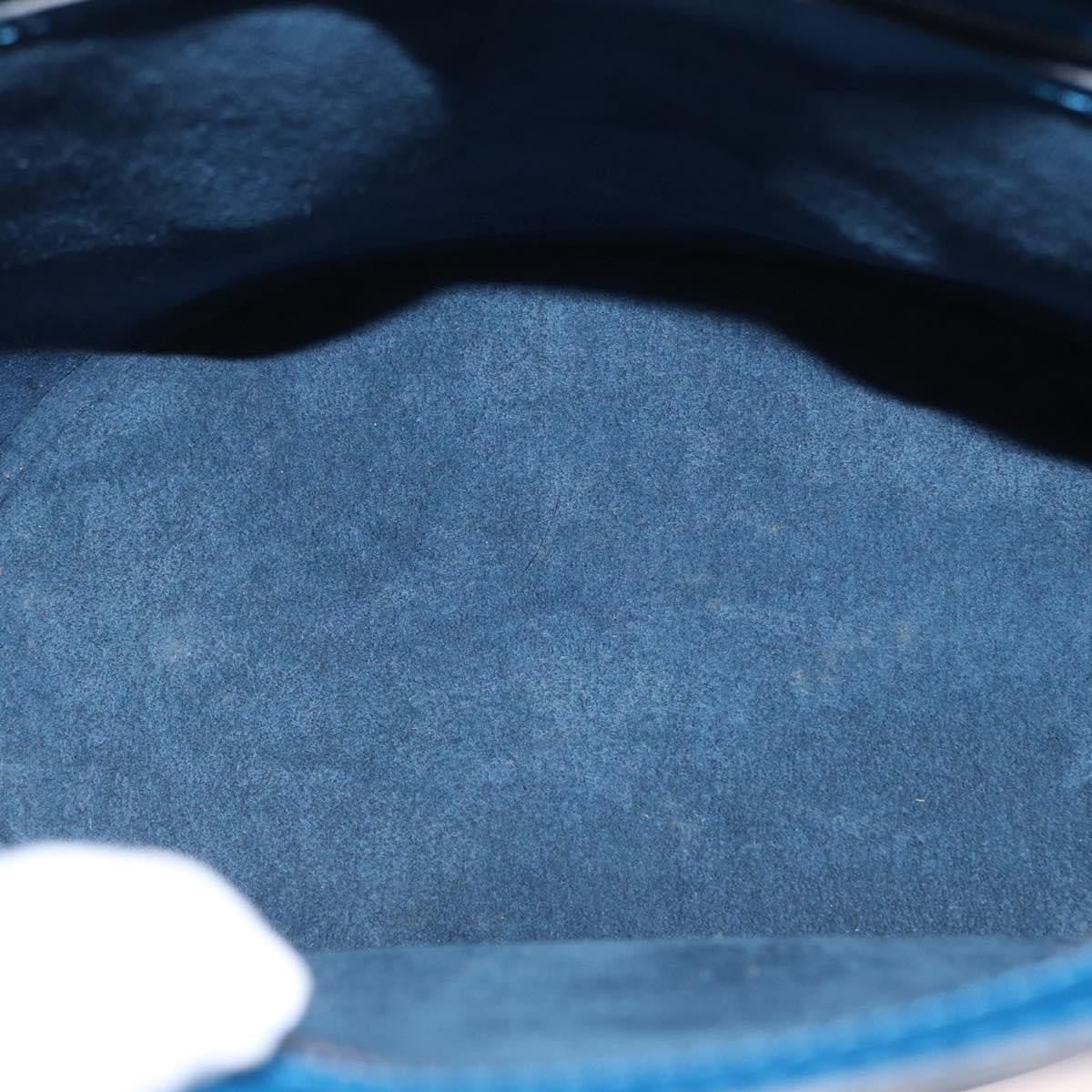 Louis Vuitton Saint Jacques Handbag Epi Leather, BLUE, LEATHER, Shoulder bag