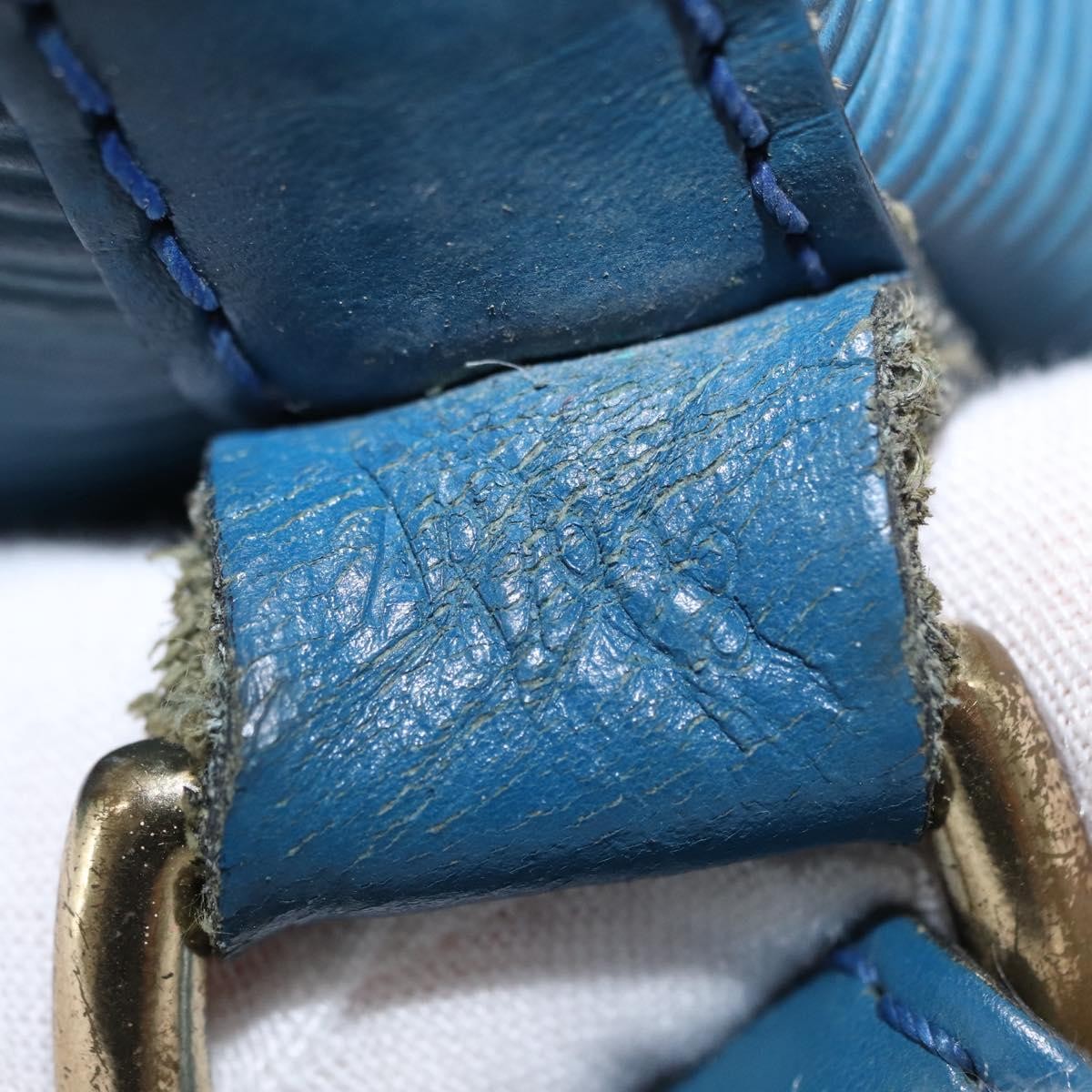 Louis Vuitton Noe Handbag Epi Leather, BLUE, LEATHER, Shoulder bag