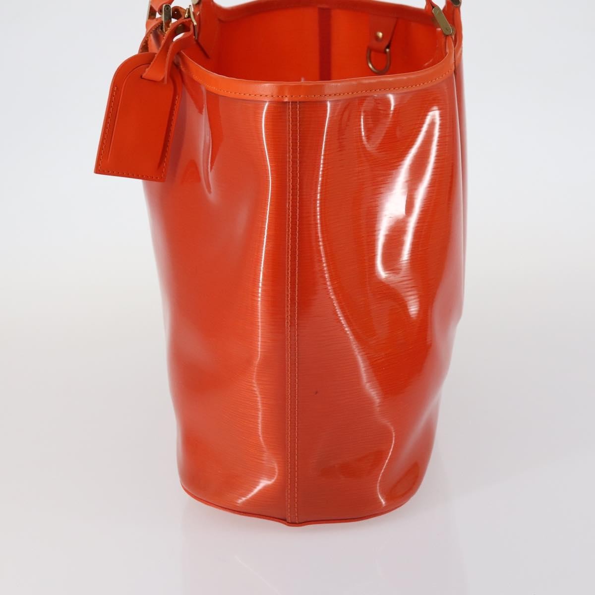 Louis Vuitton Plage Lagoon Bay Handbag Vinyl Epi Leather, ORANGE, LEATHER, Tote bag
