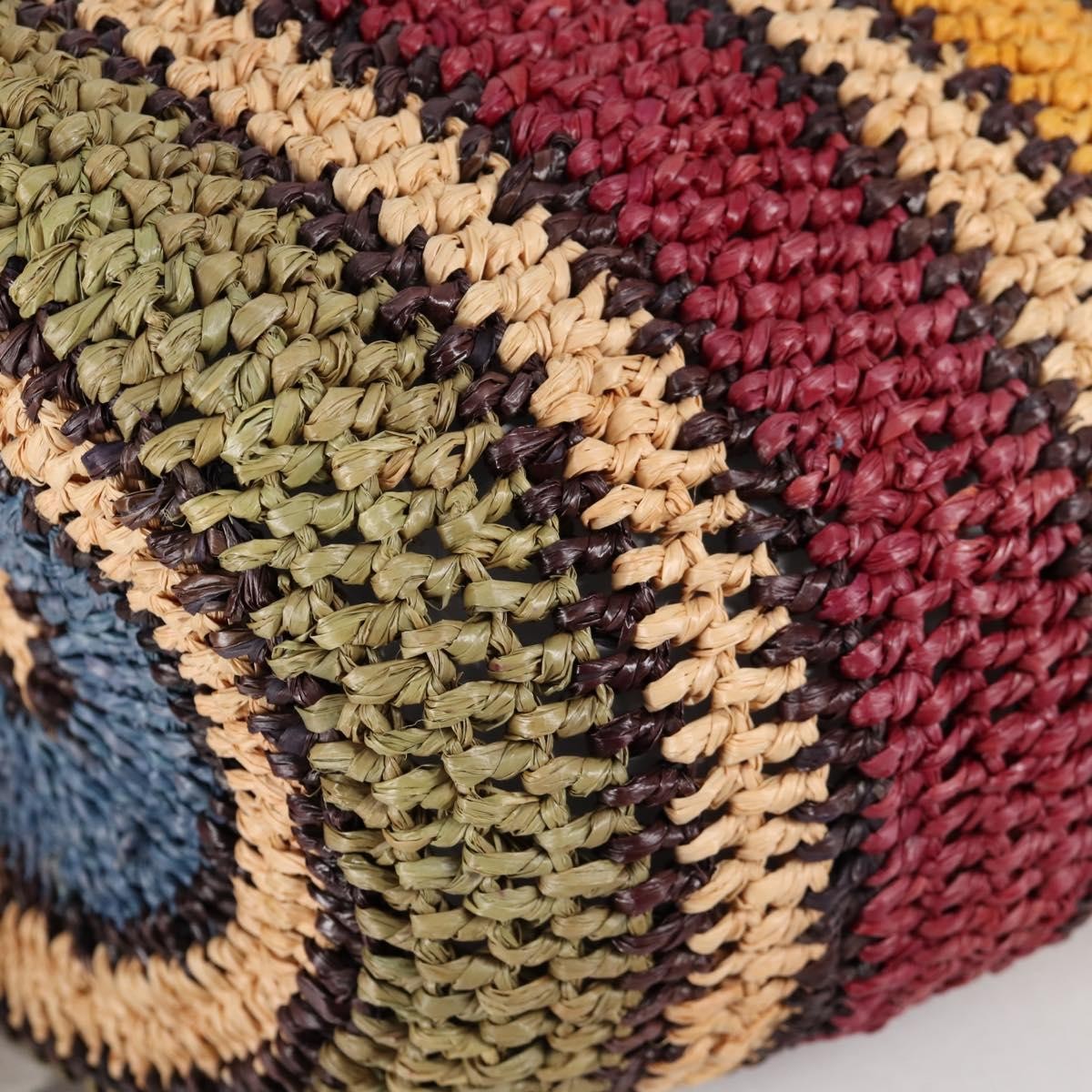 Balenciaga Panier Basket Tote Woven Raffia, MULTICOLOUR, WOOD, Tote bag