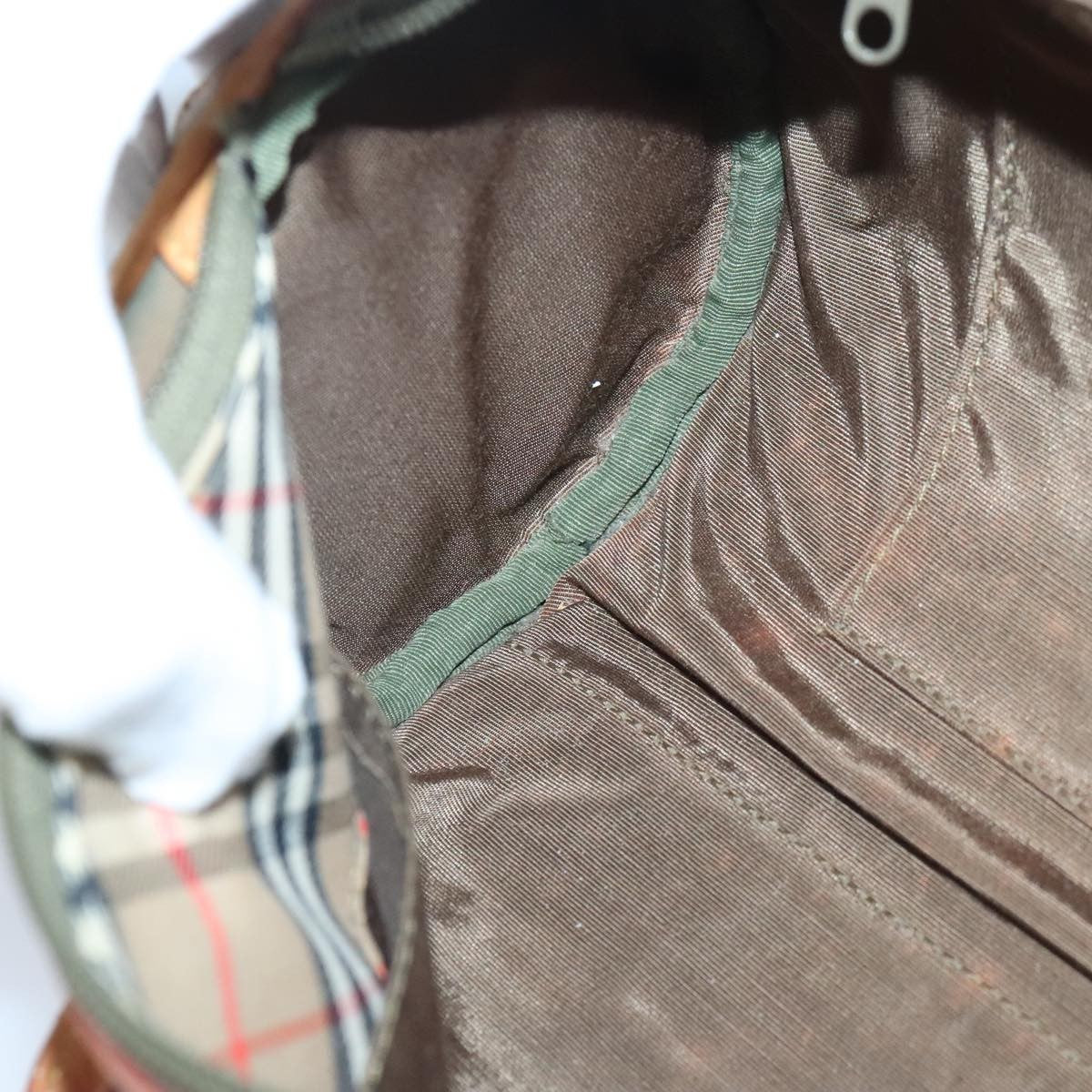 Burberry Vintage Handbag Nylon, KHAKI, NYLON, Handbag