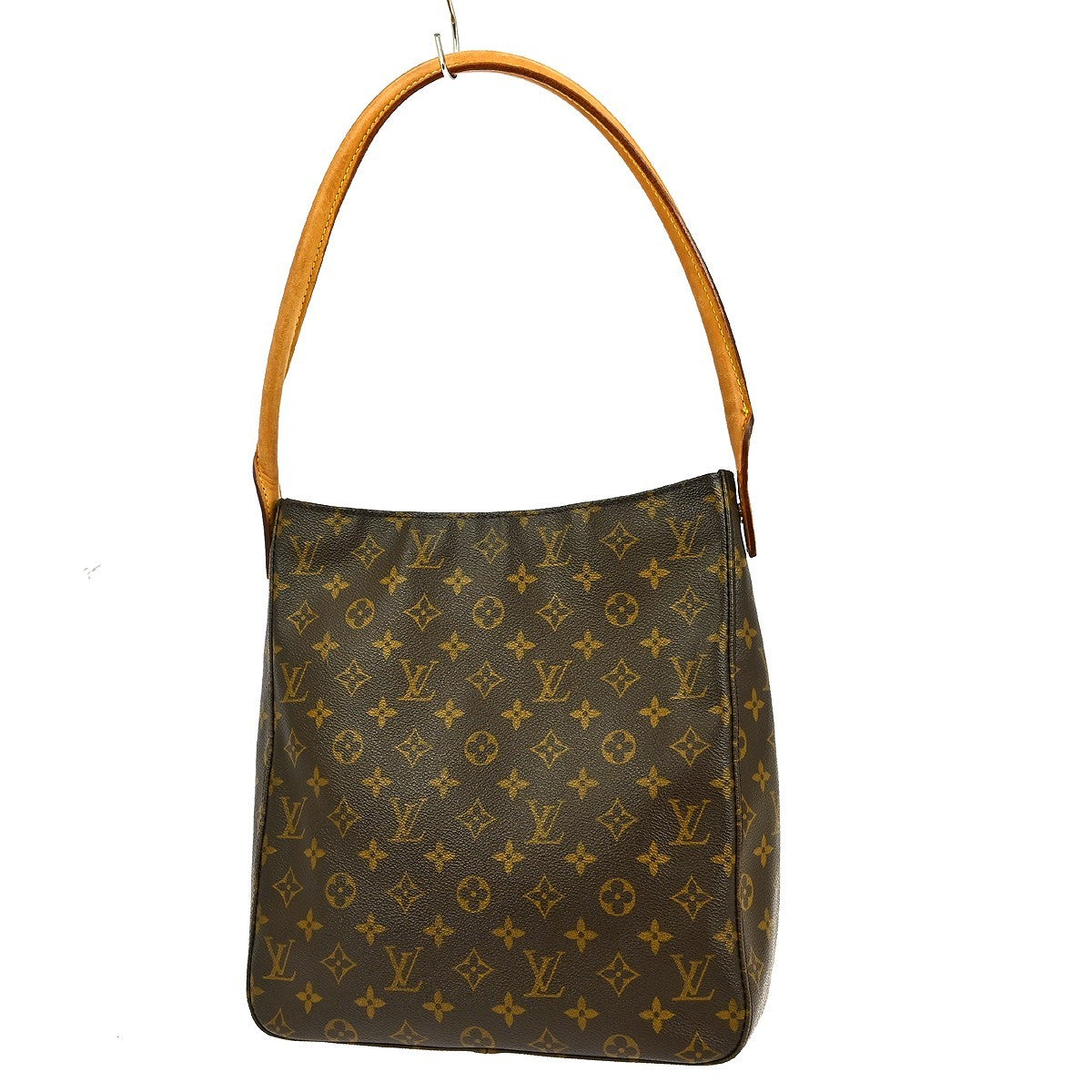 Louis Vuitton Looping Handbag Monogram Canvas, BROWN, CANVAS, Shoulder bag