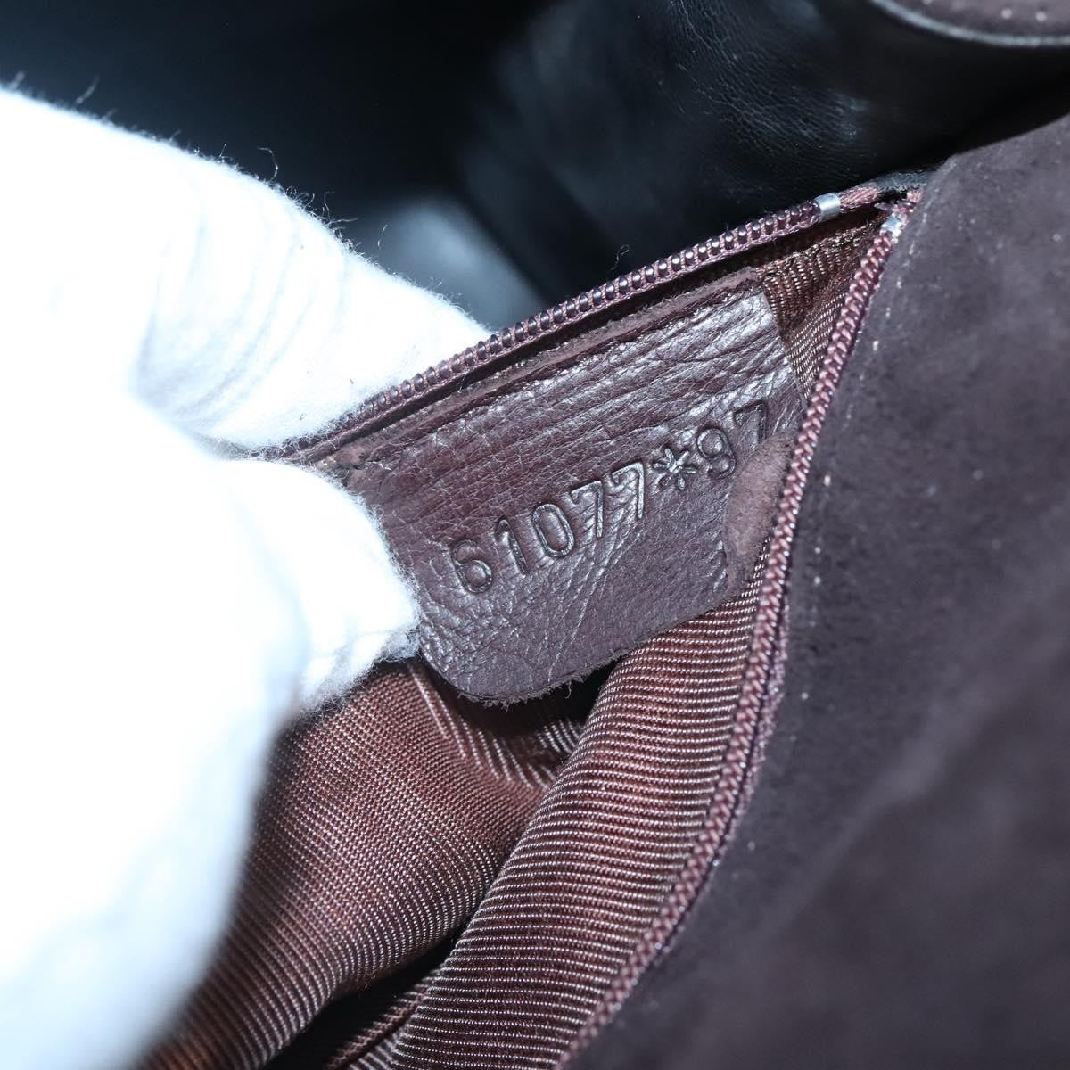 Bally Vintage Handbag Quilted suede, BROWN, SUEDE, Handbag