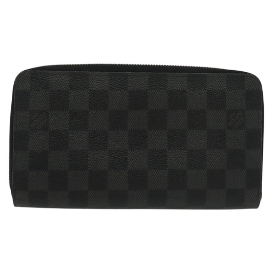 Louis Vuitton Zippy Organizer Limited Edition Damier Graphite, BLACK, CANVAS, Wallets